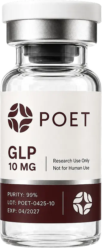 Research peptide vial